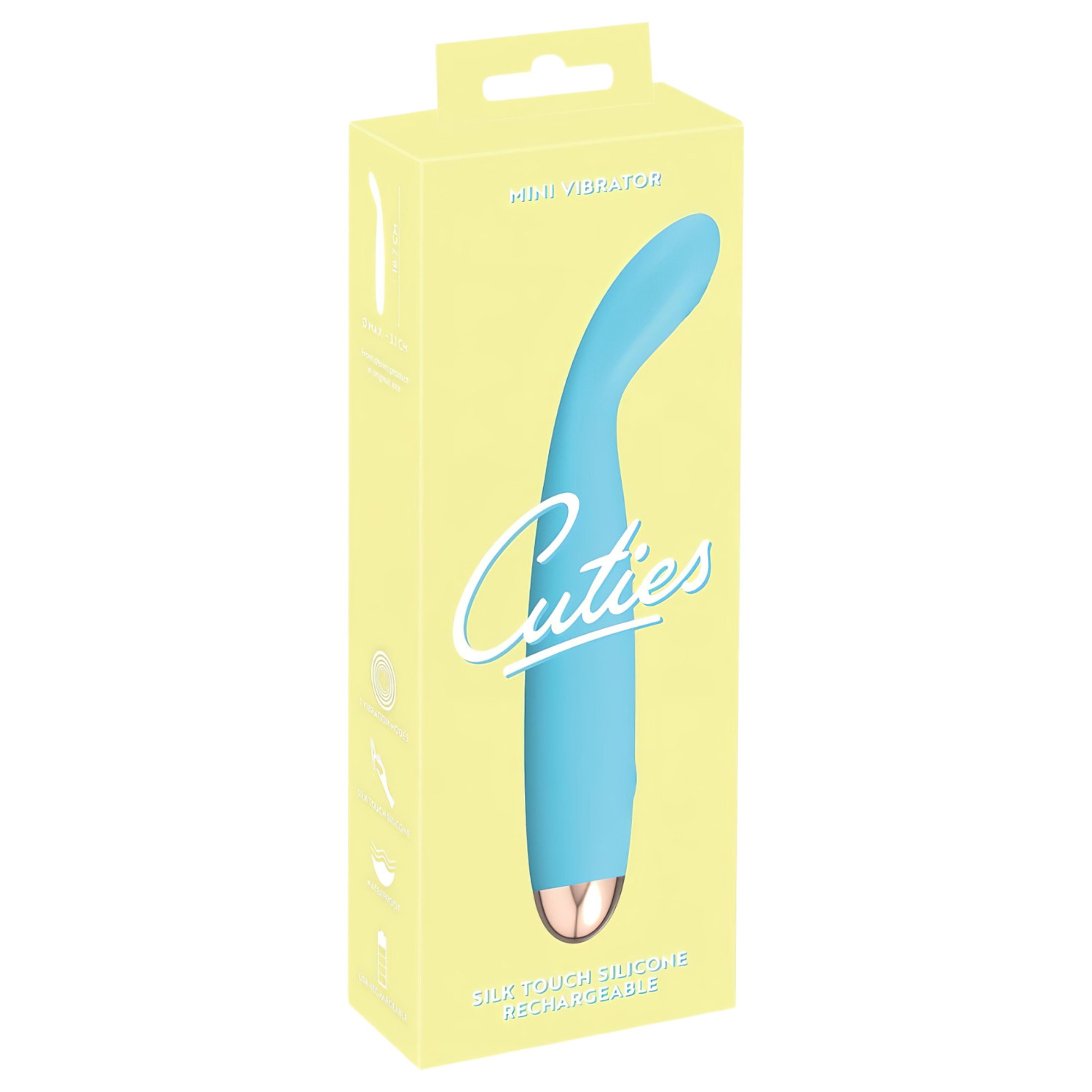 Cuties Mini - vibrátor na G-bod - vodotěsný