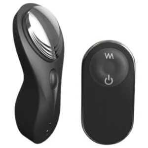 Dorcel Discreet Vibe + - bezdrátový nabíjecí stimulátor klitorisu (černý)