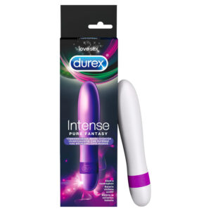 Durex Intense Pure Fantasy - tyčový vibrátor (bílý)