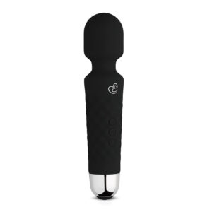 EasyToys - mini masážní vibrátor - dobíjecí - černý