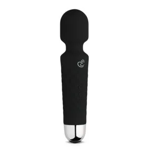 EasyToys - mini masážní vibrátor - dobíjecí - černý