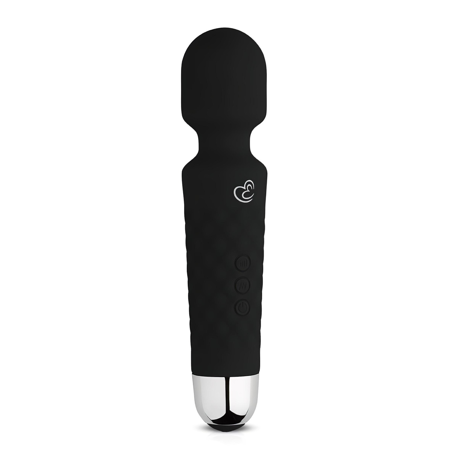 EasyToys - mini masážní vibrátor - dobíjecí - černý