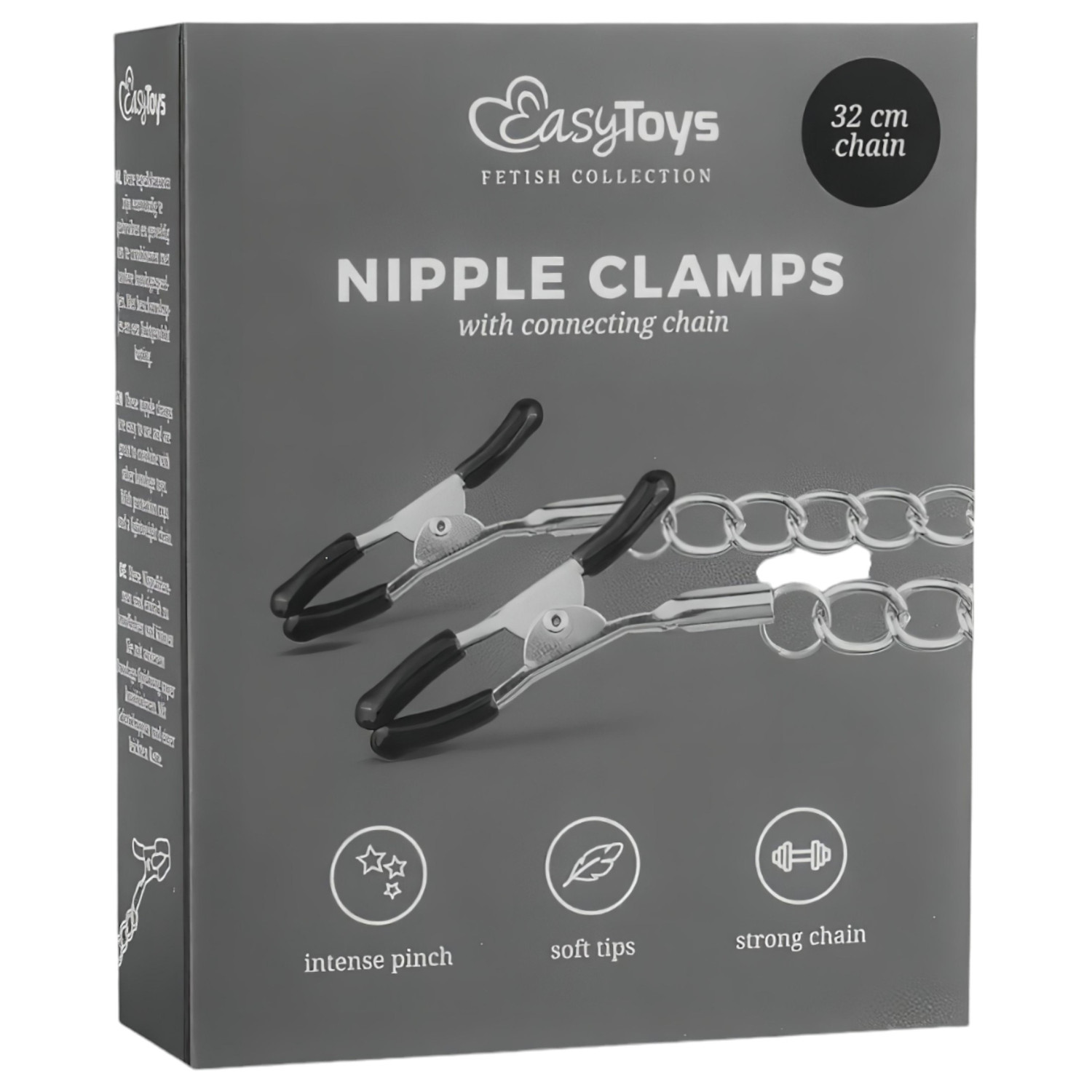 EasyToys - řetízkové svorky na bradavky - 2 kusy