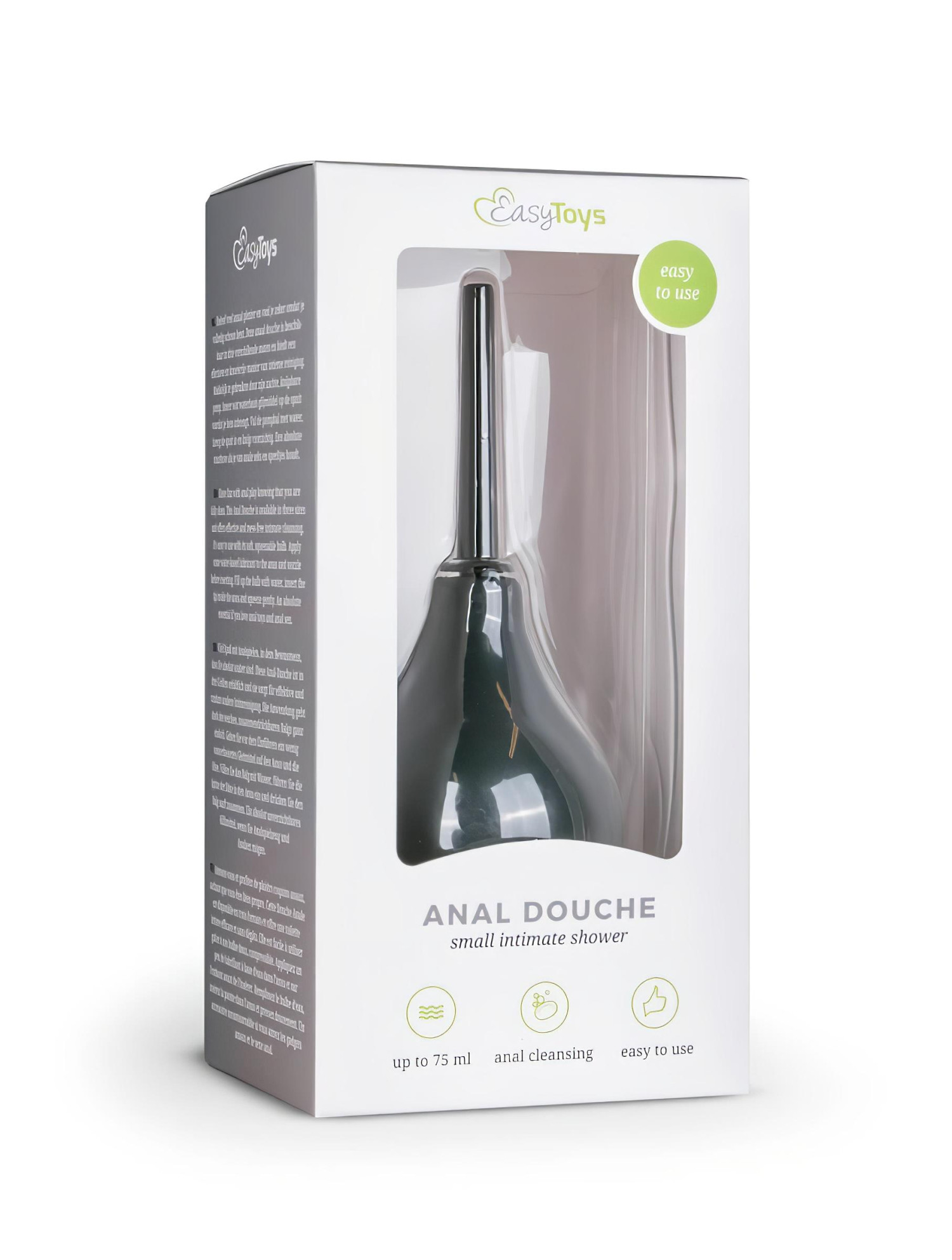Easytoys - anální sprcha - malá - černá