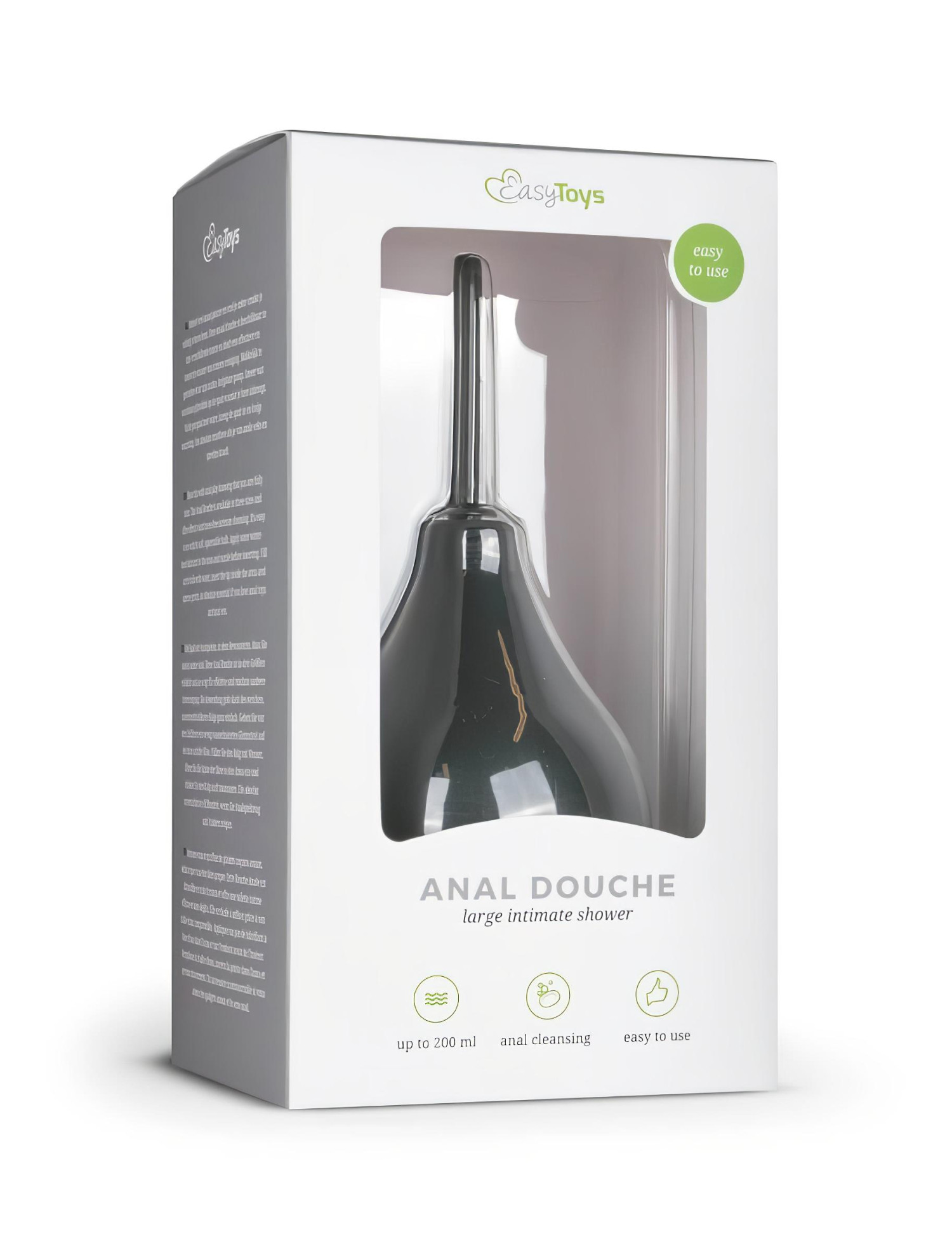 Easytoys - anální sprcha - velká - černá