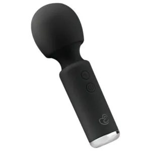 Easytoys - mini masážní vibrátor - dobíjecí - černý