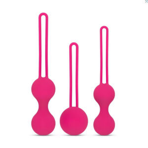 Easytoys - venušiny kuličky sada - 3 kusy - růžové