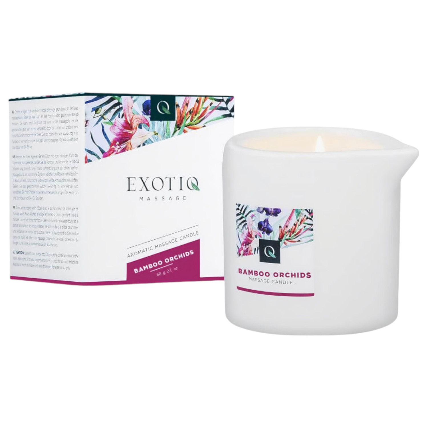 Exotiq Bamboo Orchids - masážní svíčka (60 g)