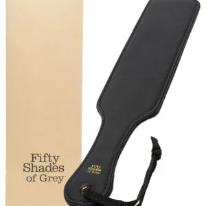 Fifty Shades of Grey - plácačka na erotické hrátky - černá