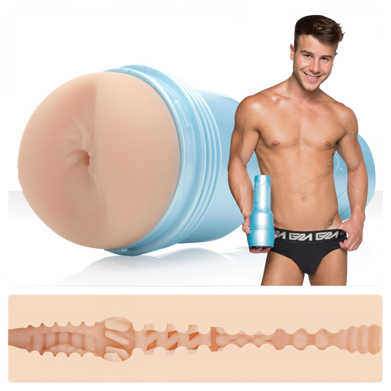 FleshJack - masturbátor anální otvor Allen King - realistický