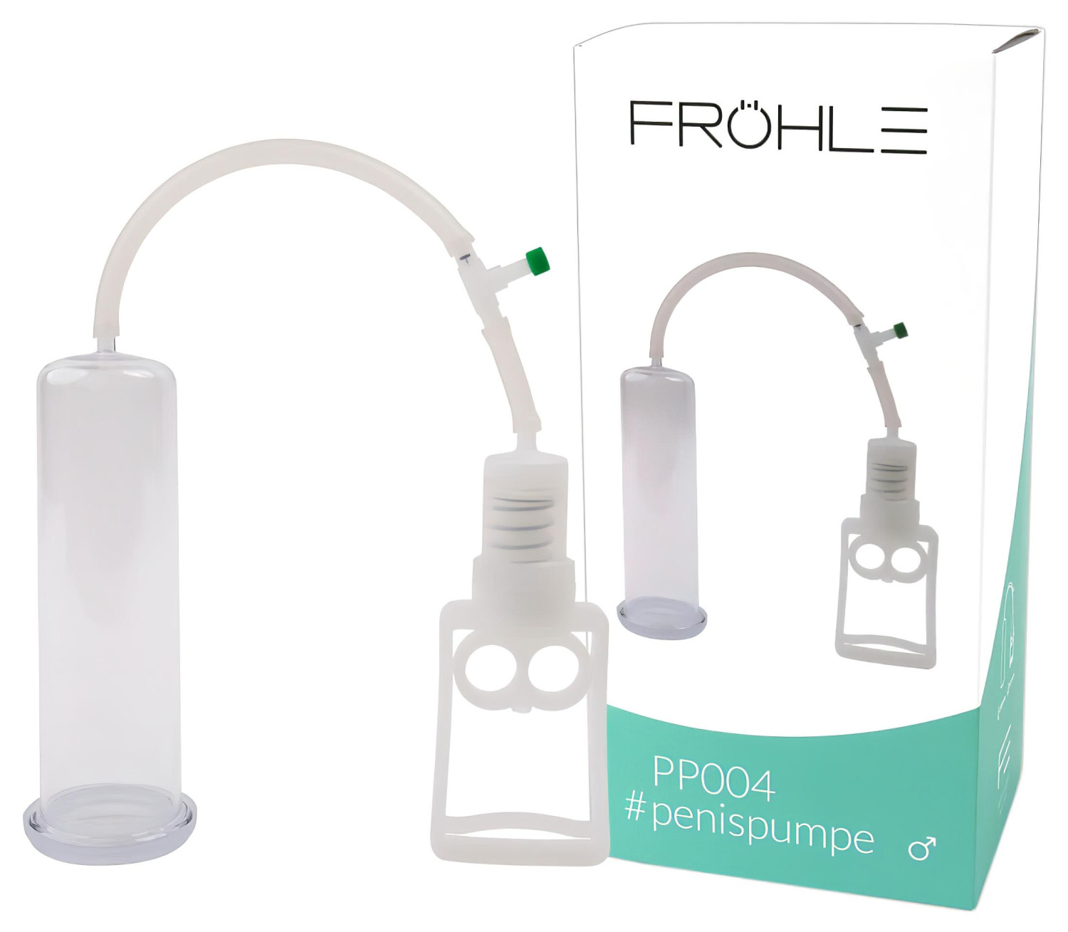 Fröhle PP004 (20cm) - vakuová pumpa na penis - silná ruční pumpa