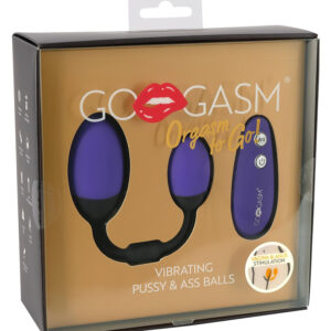 GoGasm - vibrační vajíčko do vagíny a zadečku - duo