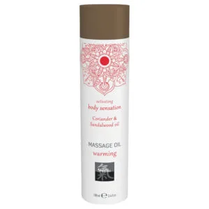 HOT - Shiatsu Warming - masážní olej - koriandr-santálové dřevo 100 ml