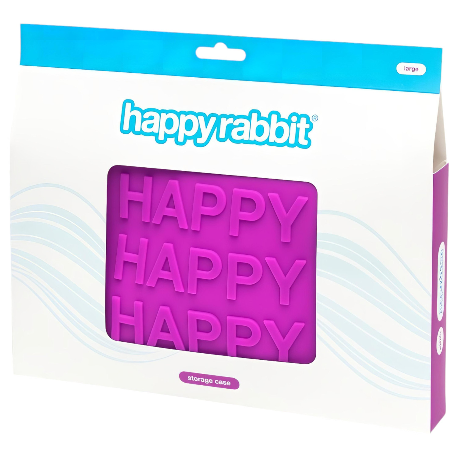 Happyrabbit - pouzdro na erotické pomůcky - velké - fialové