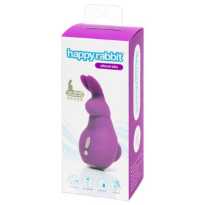 Happyrabbit - vibrátor na klitoris ve tvaru zajíčka - fialový