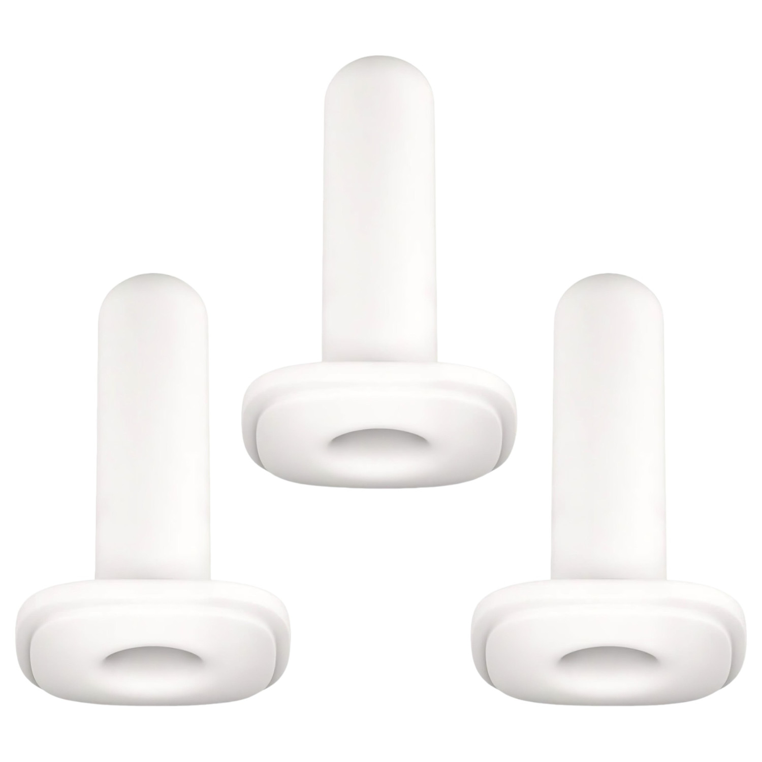 Kiiroo Onyx - masturbátor pouzdro - těsné provedení - 3 ks - bílá