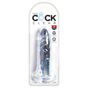 King Cock Clear 6 - dildo s přísavkou (17