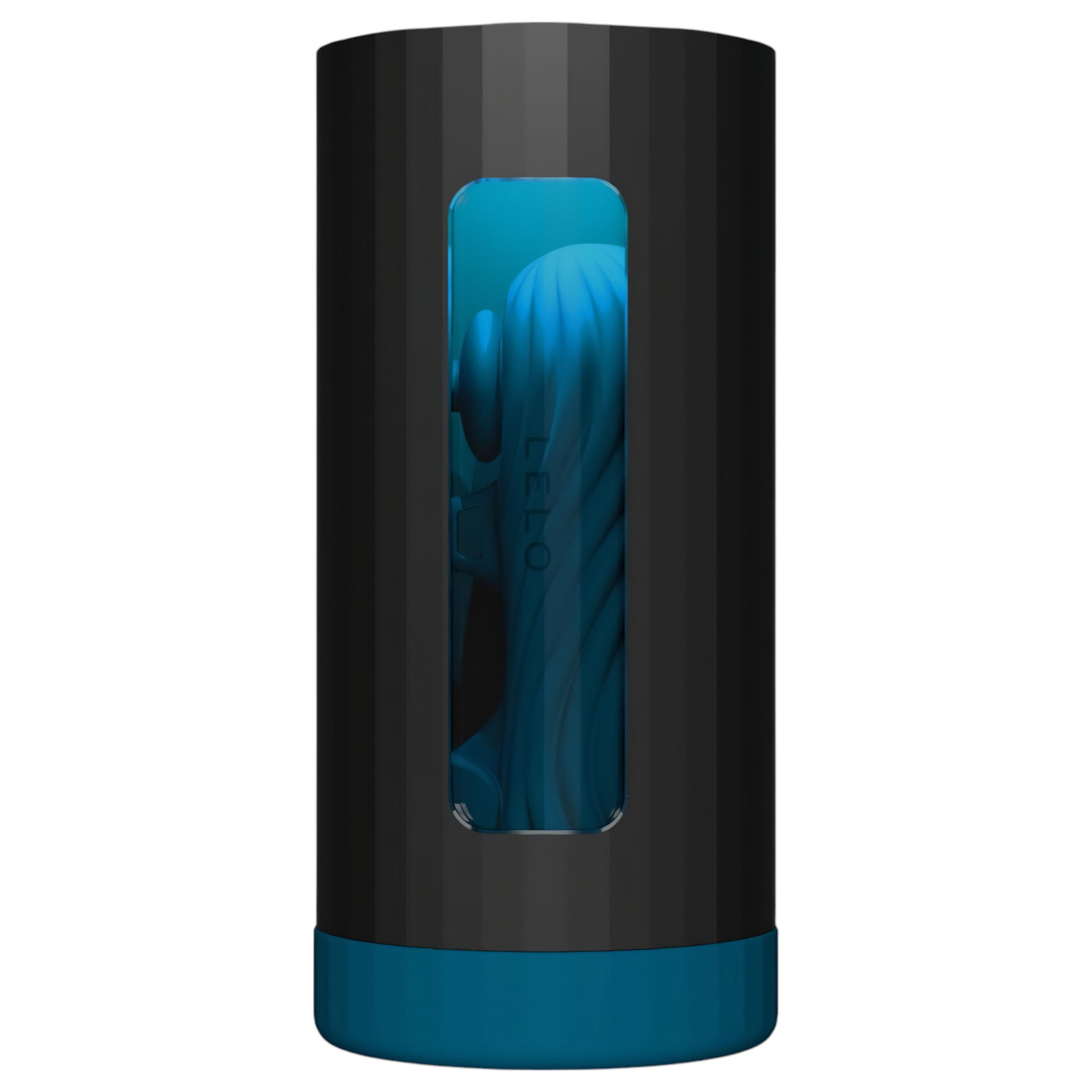 LELO F1s V3 XL - interaktivní masturbátor - černá/modrá
