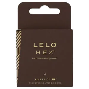 LELO Hex Respect XL - kondom - extra velký - 3 ks