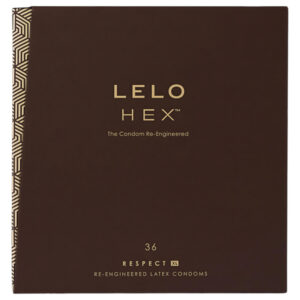 LELO Hex Respect XL - kondomy XL - extra velké - 36 ks