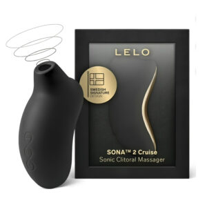LELO Sona 2 Cruise - stimulátor klitorisu s vlnami - černý