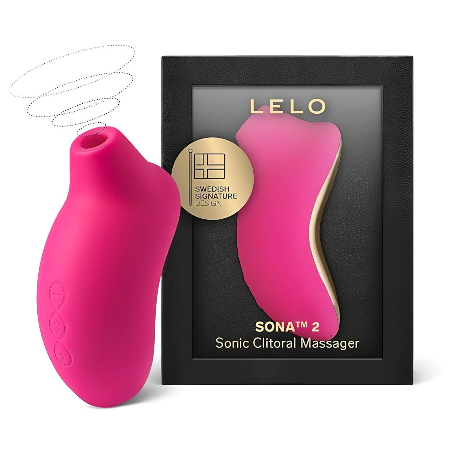 LELO Sona 2 - stimulátor klitorisu na zvukové vlny - červená