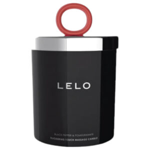 LELO - masážní svíčka - granátové jablko