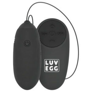 LUV EGG - vibrační vajíčko na dálkové ovládání - černé
