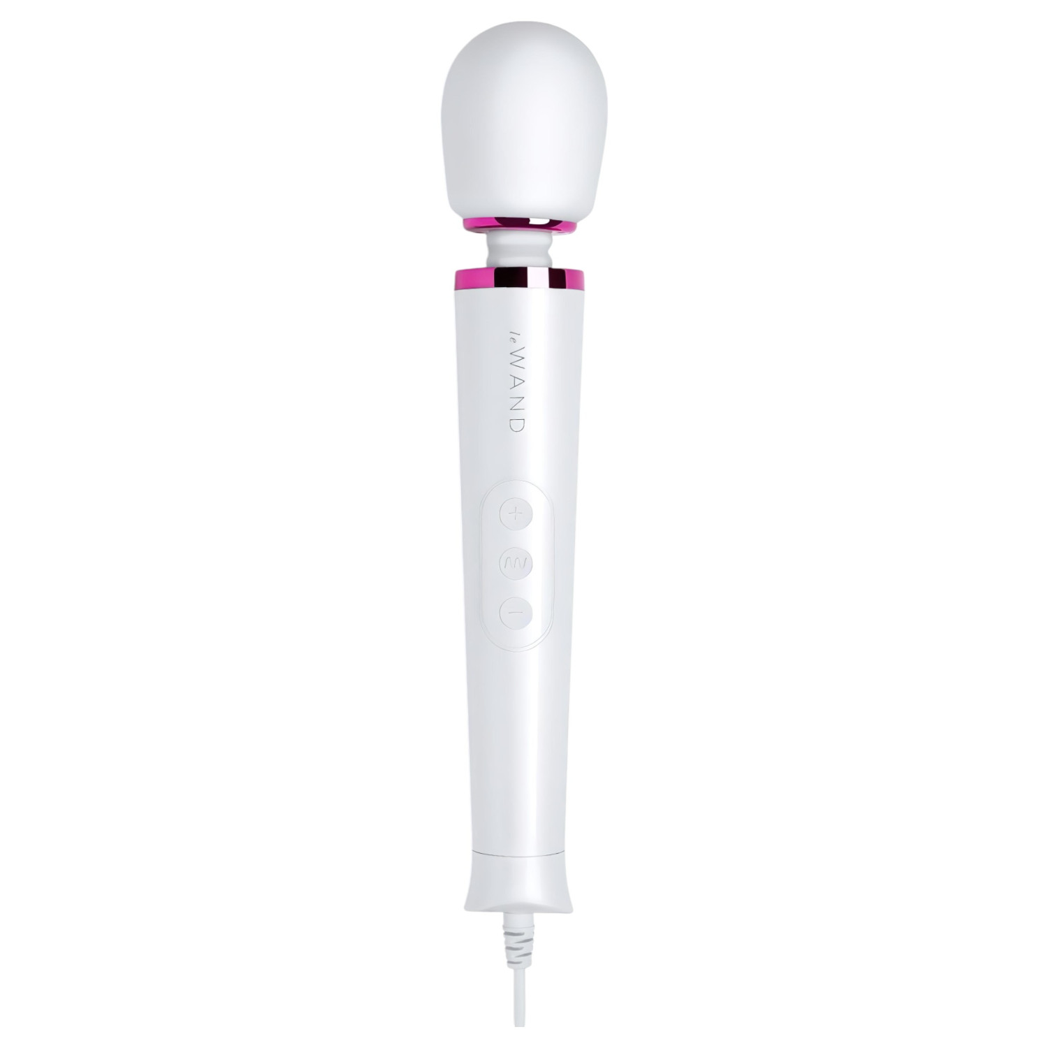 Le Wand Petite Plug-In - masážní vibrátor do sítě - bílý