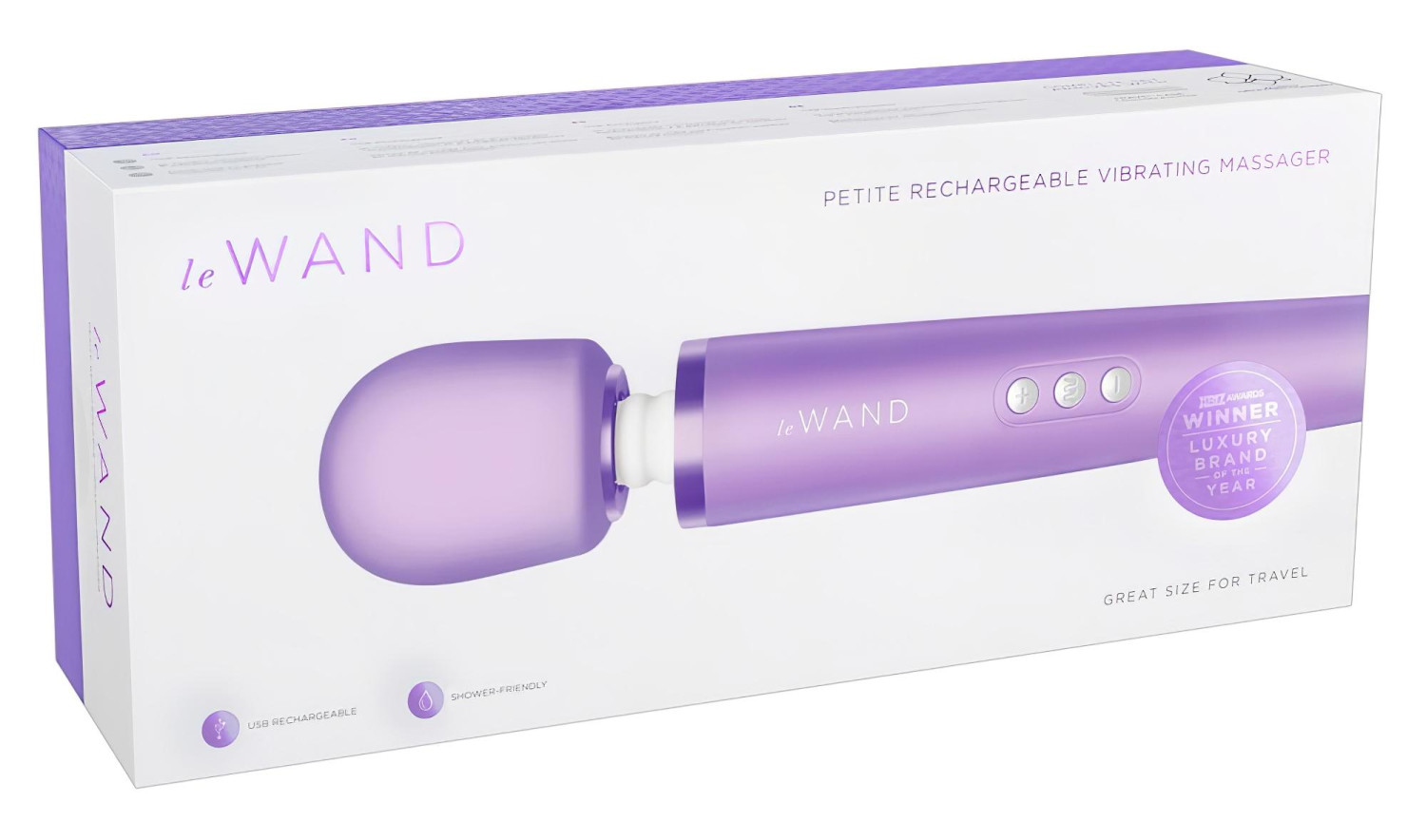 Le Wand Petite - akumulátorový masážní vibrátor - fialový