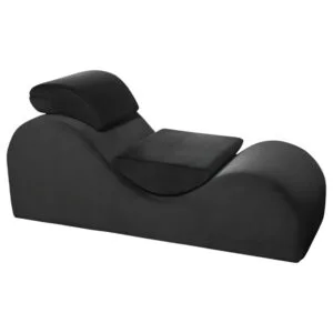 Liberator Esse Lounger - tantra křeslo polohovací - černé