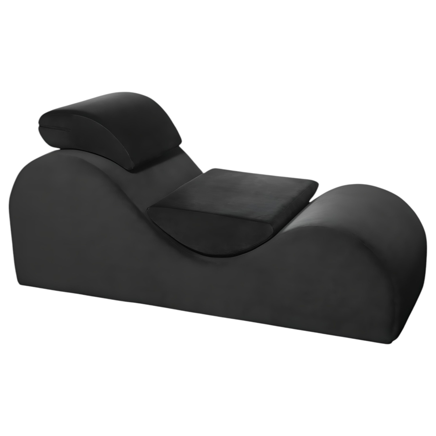Liberator Esse Lounger - tantra křeslo polohovací - černé