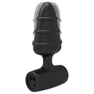 Love Plug - mini anální vibrátor - černý