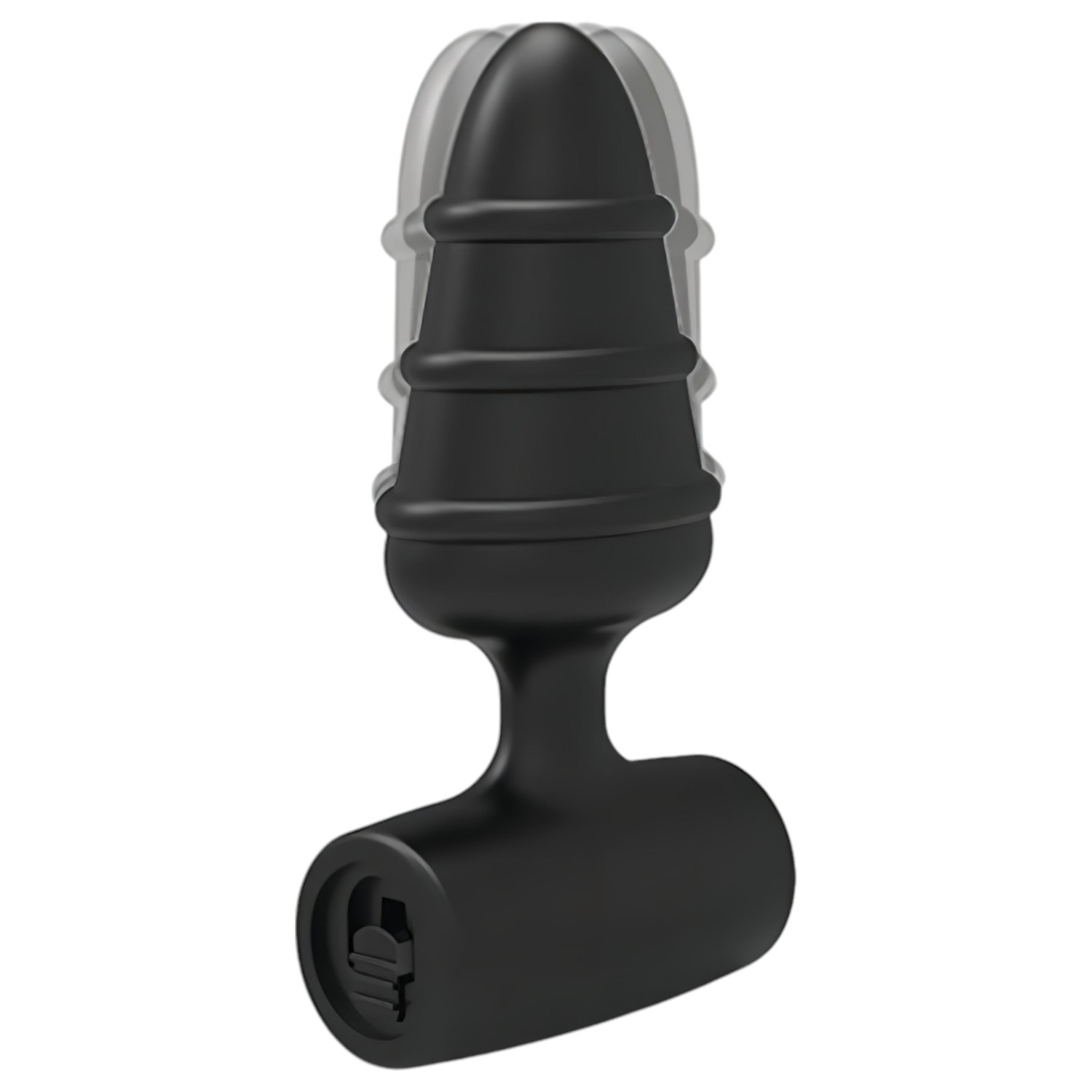 Love Plug - mini anální vibrátor - černý