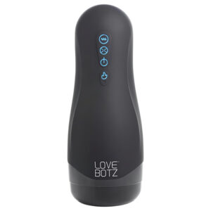 Lovebotz - automatický masturbátor s vodotěsným sáním a vibracemi - černý