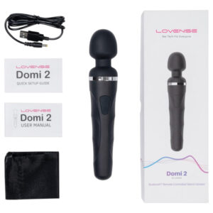 Lovense Domi 2 - masážní vibrátor ovládaný aplikací (černý)