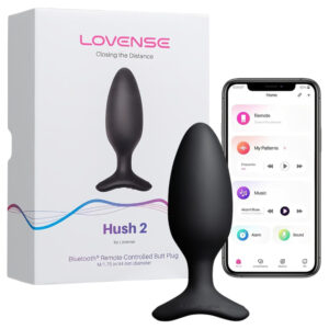 Lovense Hush 2 M - anální vibrátor ovládaný aplikací (45 mm