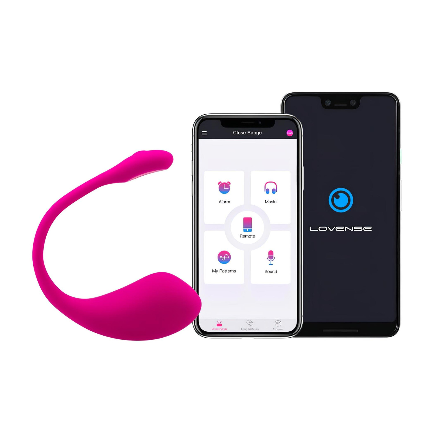 Lovense Lush 2 - vibrátor ve tvaru vajíčka ovládaný aplikací (růžový)