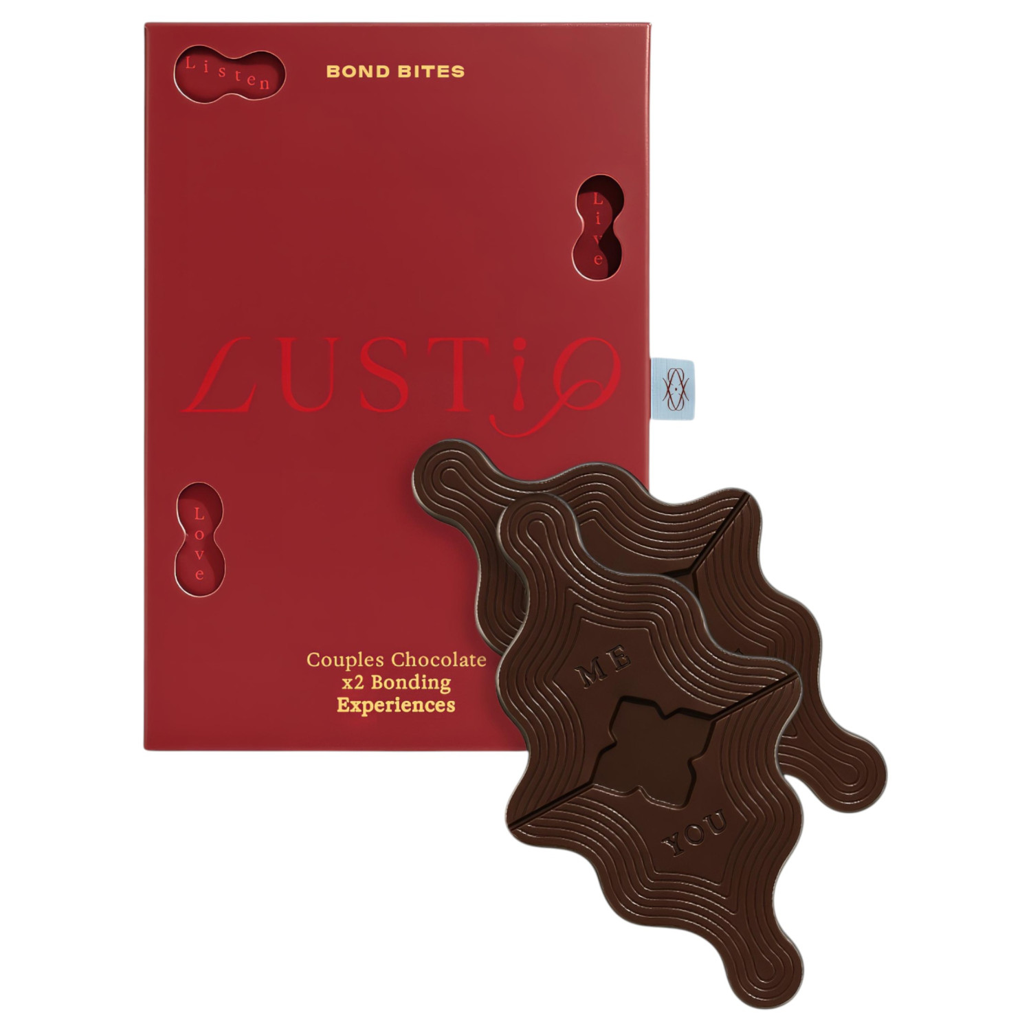Lustiq Bond Bites - afrodiziakální čokoláda - 2 kusy