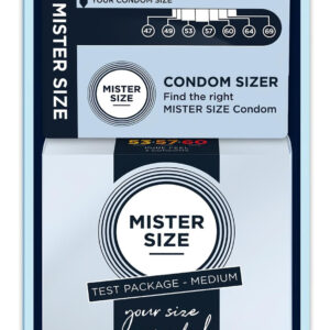 Mister Size - sada kondomů s měřidlem penisu - 3 ks