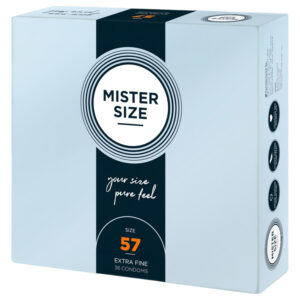 Mister Size - tenký kondom - 57 mm - balení 36 ks