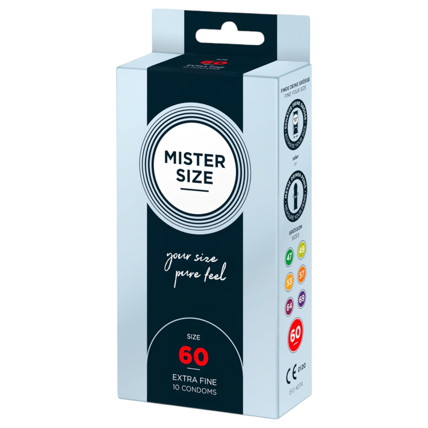 Mister Size - tenký kondom - 60 mm - balení 10 ks