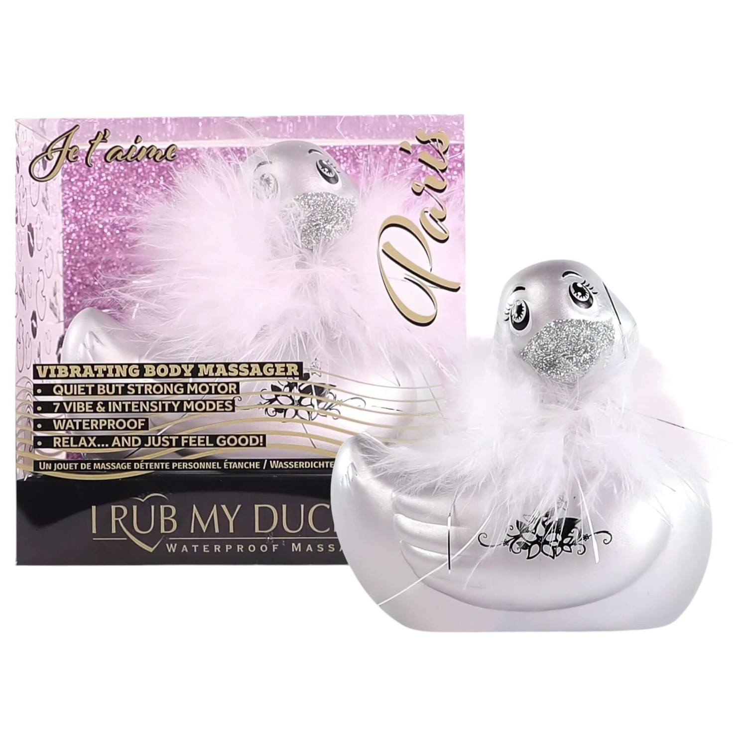 My Duckie Paris 2.0 - vibrátor na klitoris - stříbrný