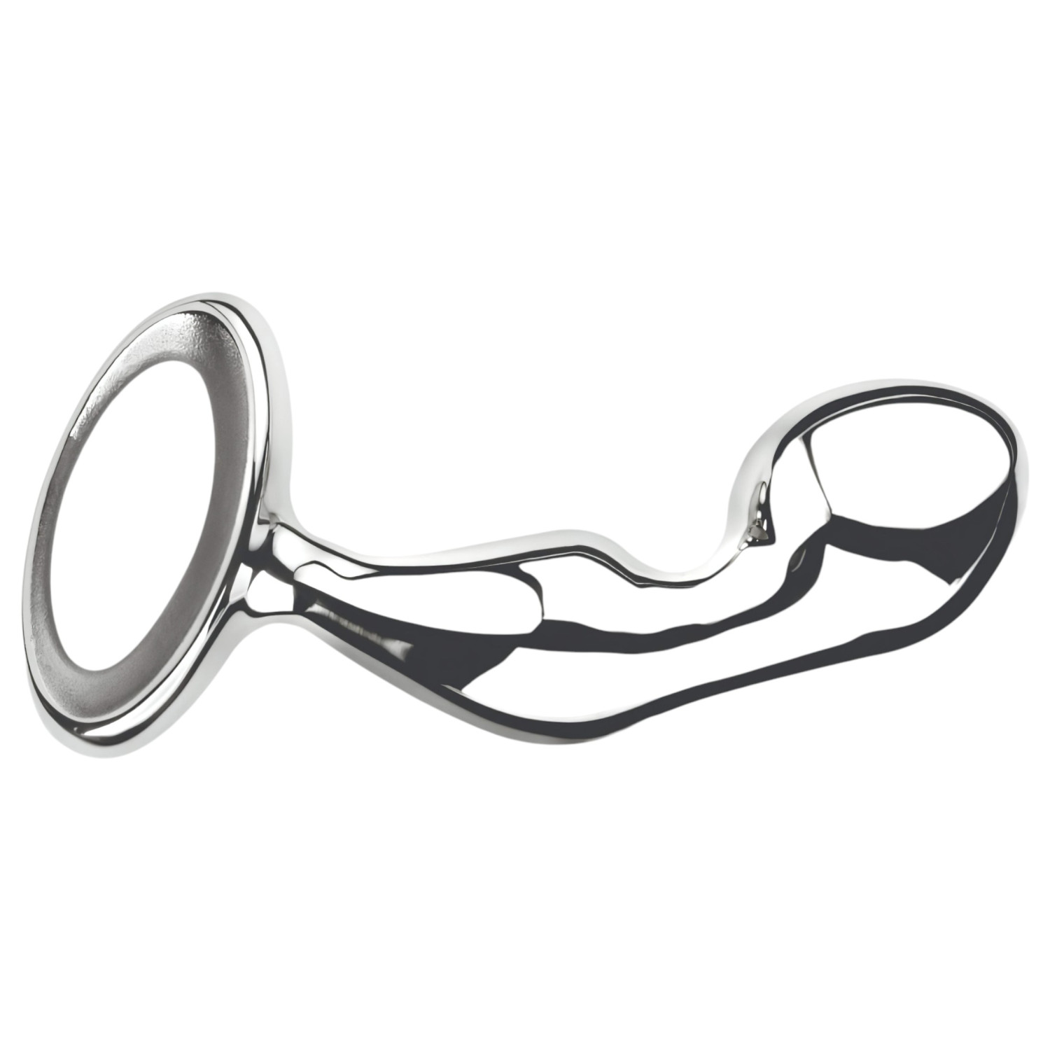 Njoy Pfun Plug - kovový anální kolík na prostatu - stříbrný