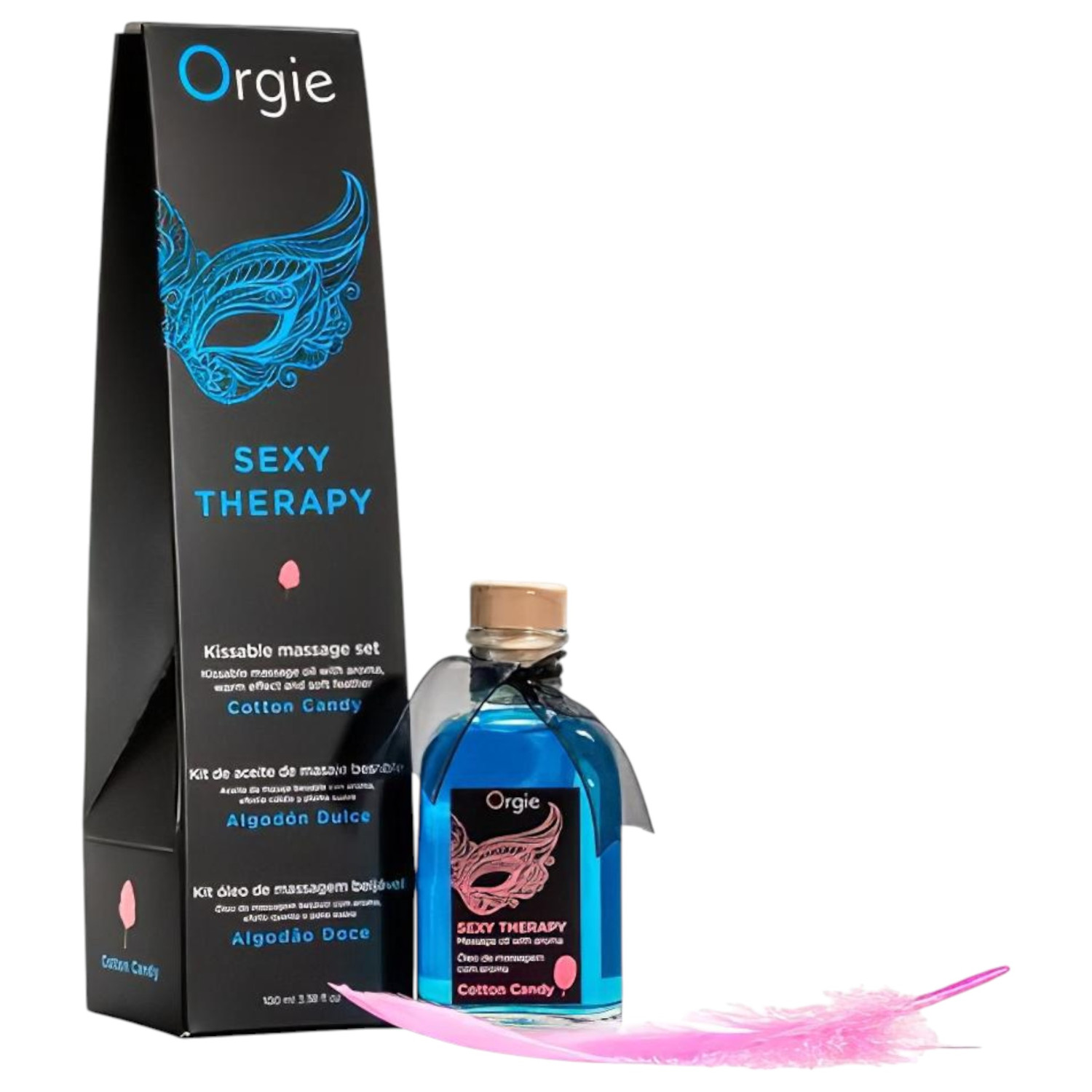 Orgie Sexy Therapy - masážní oleje sada - cukrová vata