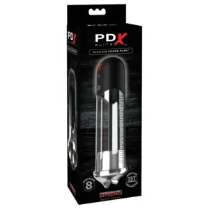 PDX Blowjob - automatická penisová pumpa s rty (průhledná)