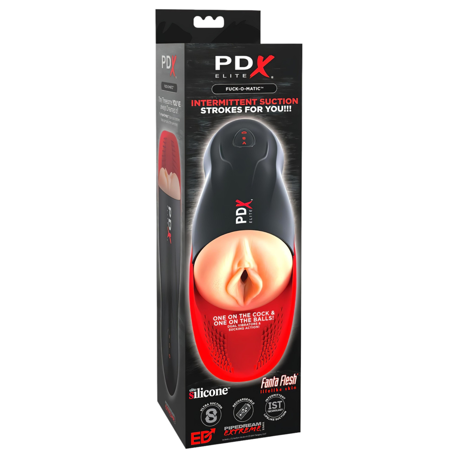 PDX Elite - masturbátor s automatickým sáním - dobíjecí
