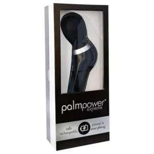 PalmPower Extreme - masážní vibrátor - dobíjecí - černý