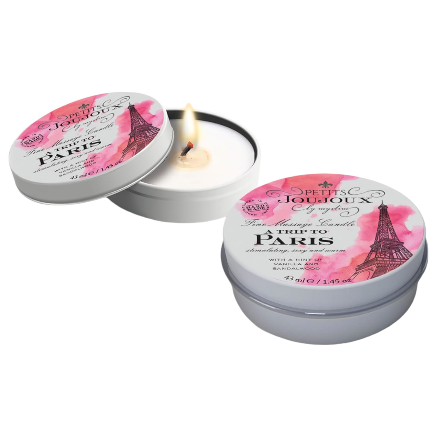 Petits Joujoux - masážní svíčka - vanilka santalové dřevo - 43 ml