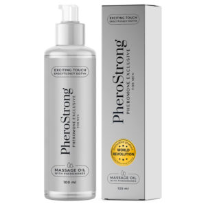 PheroStrong Exclusive - masážní olej pro muže - 100 ml